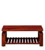 Tova Sheesham Wood Coffee Table in Honey Oak Finish