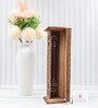 Tower Large Brown Solid Wood Incense Holder With Free 20 Incense Sticks