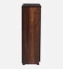 Tower Shoe Cabinet in Brown Teak Finish