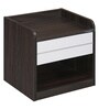 Toya Night Stand in Oak & Walnut Finish