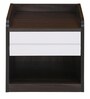 Toya Night Stand in Oak & Walnut Finish