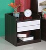 Toya Night Stand in Oak & Walnut Finish