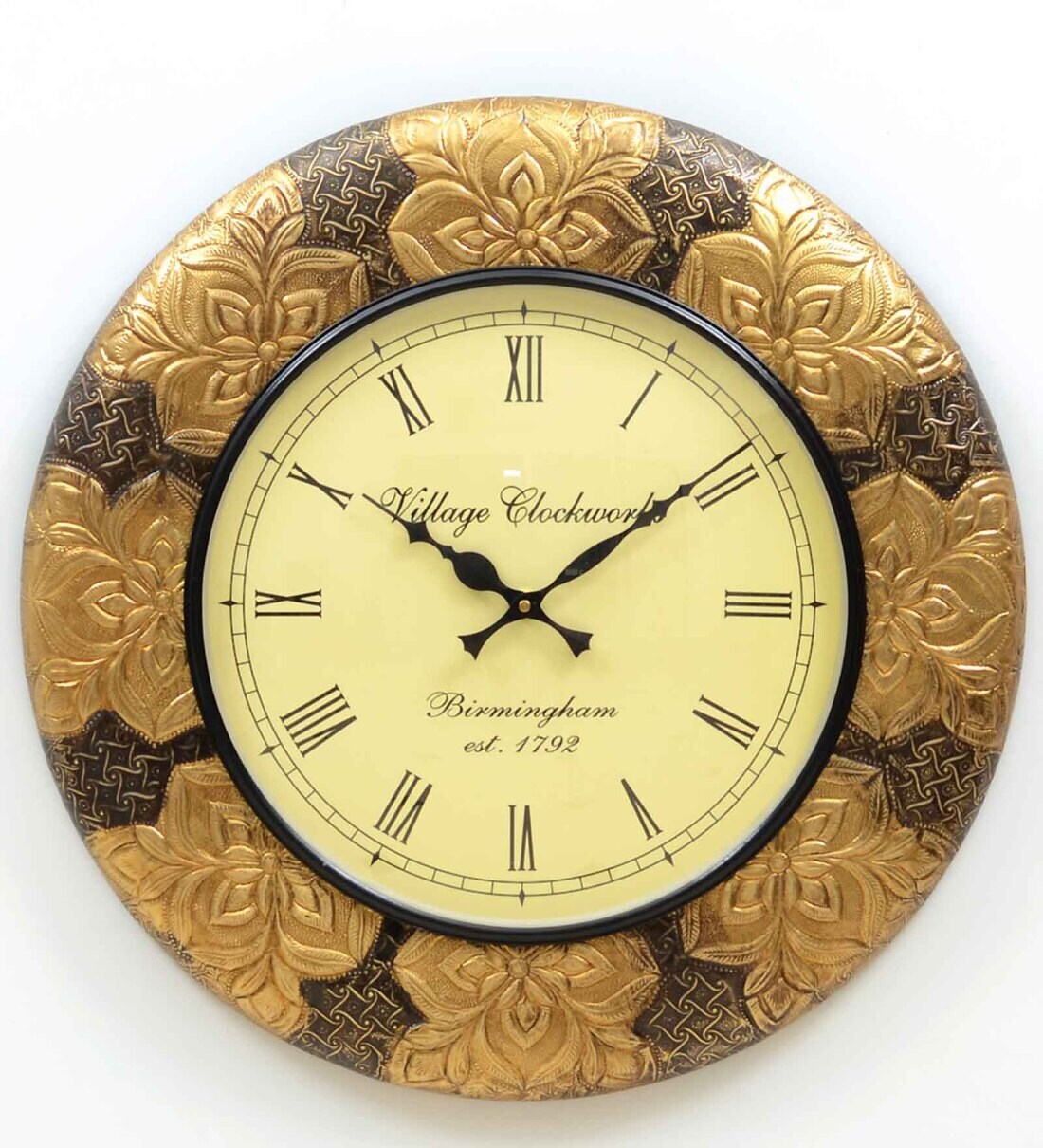 Buy Traditional Wood Wall Clock by Craft Tree Online Traditional Wall Clocks Decorative Wall