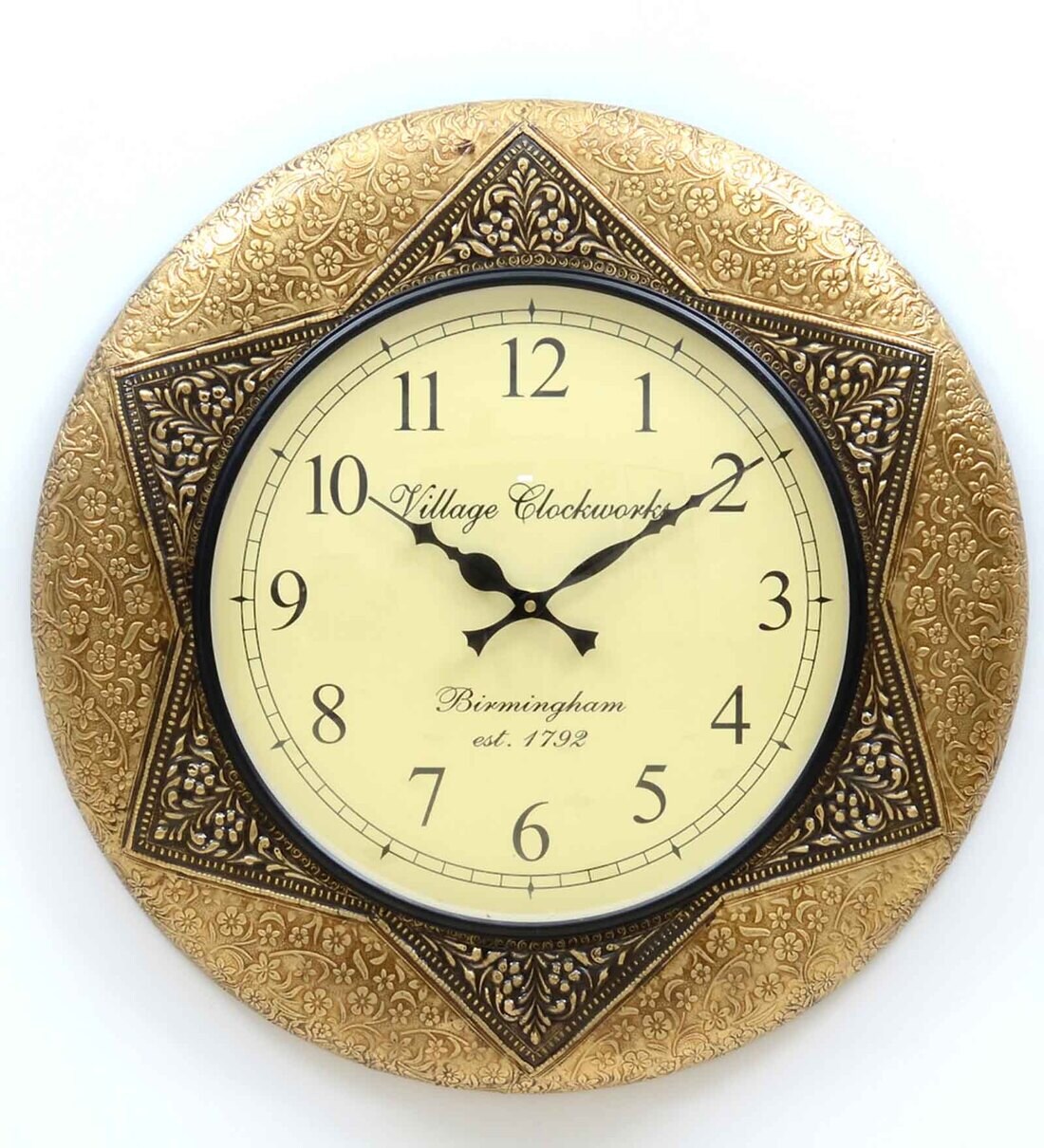 Buy Traditional Wood Wall Clock by Craft Tree Online Traditional Wall