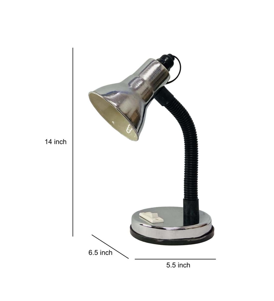 Trendy Chrome Study Lamp