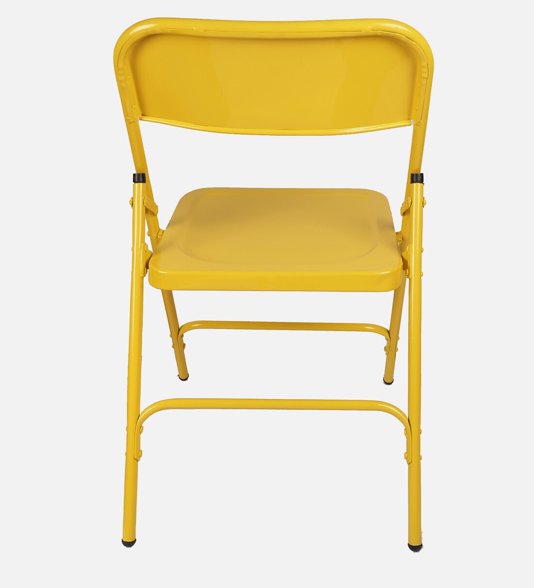 Buy Trendy Metal Folding Chair in Yellow Colour by Grandwill Online