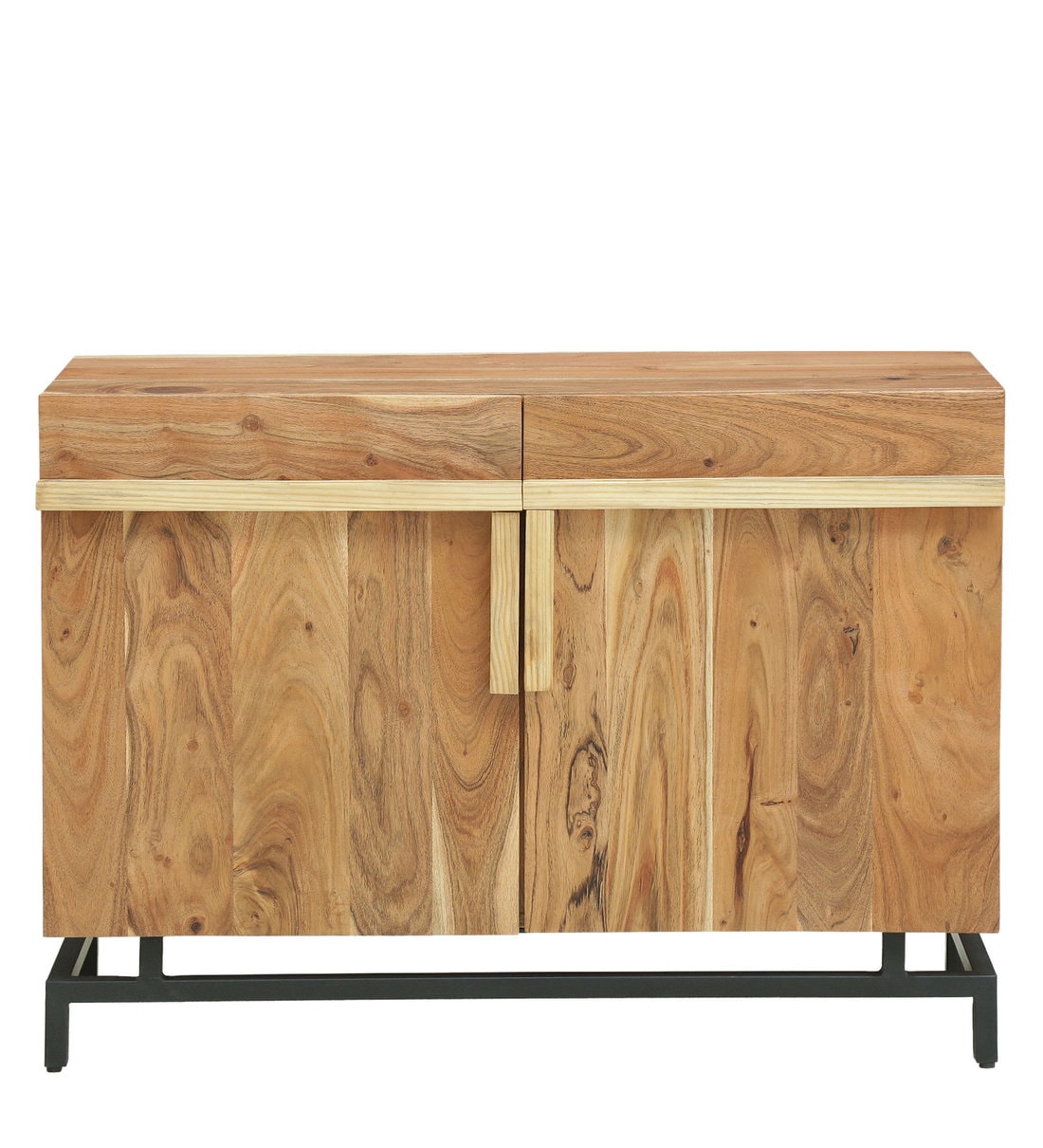 Buy Trestle Solid Acacia Wood Sideboard In Natural Acacia Finish By