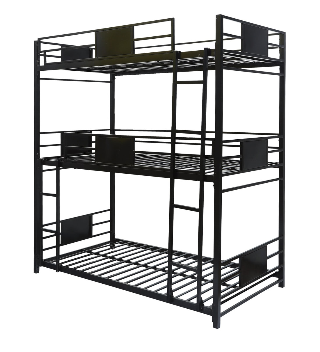 Buy Olivia Triple Metal Bunk Bed by SteelFurn Online - Standard Bunk ...