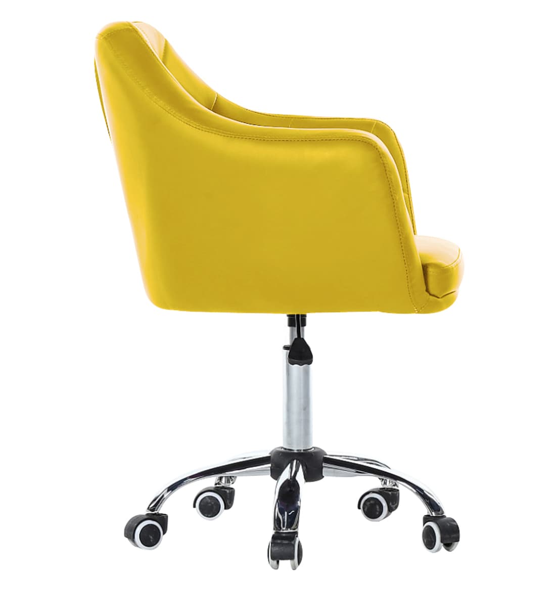 Buy Triva Guest Chair in Yellow Colour by Furniturstation Online