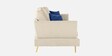 Trento Fabric 3 Seater Sofa in Light Grey Colour