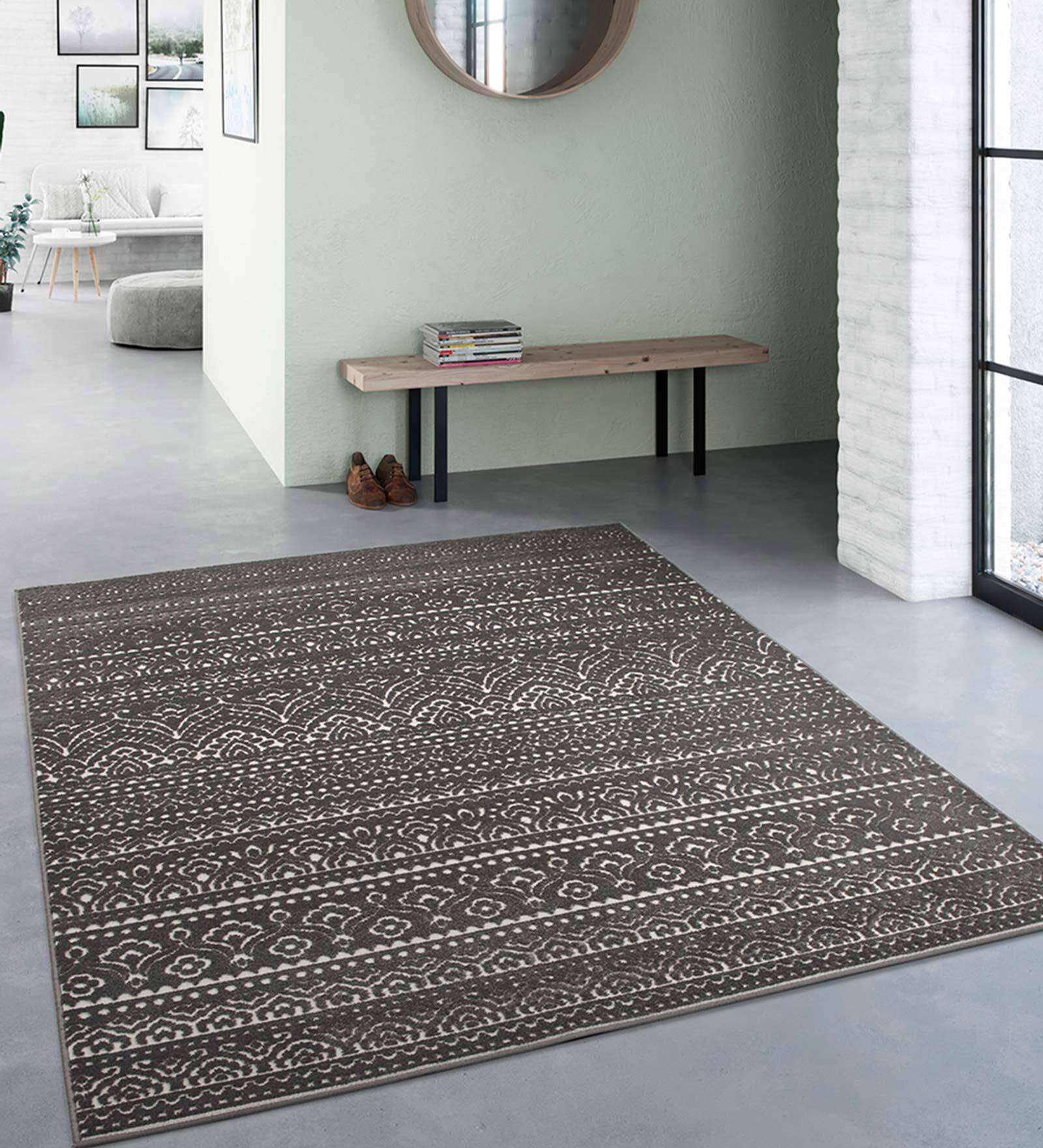 Traditional Pattern Polypropylene 5 x 2 Feet Machine Made Runners