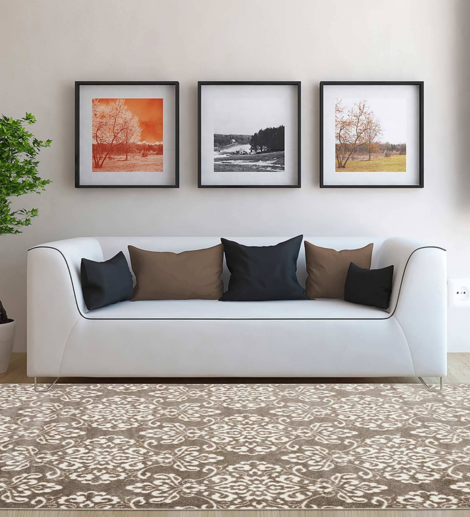 Traditional Pattern Polypropylene 5 x 2 Feet Machine Made Runners