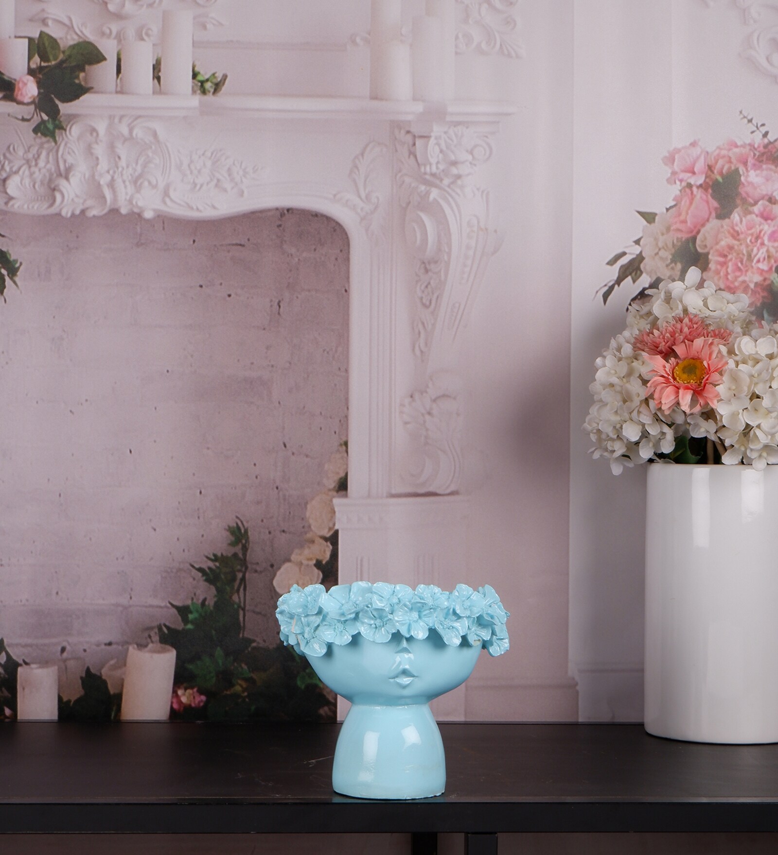 Tranquil Elegance Green Polyresin Showpiece