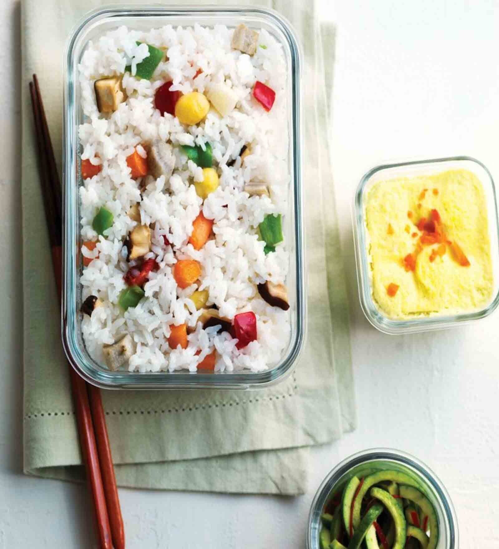 Transparent 1750ml Rectangle Glass Airtight Break Resistant Food Storage Container