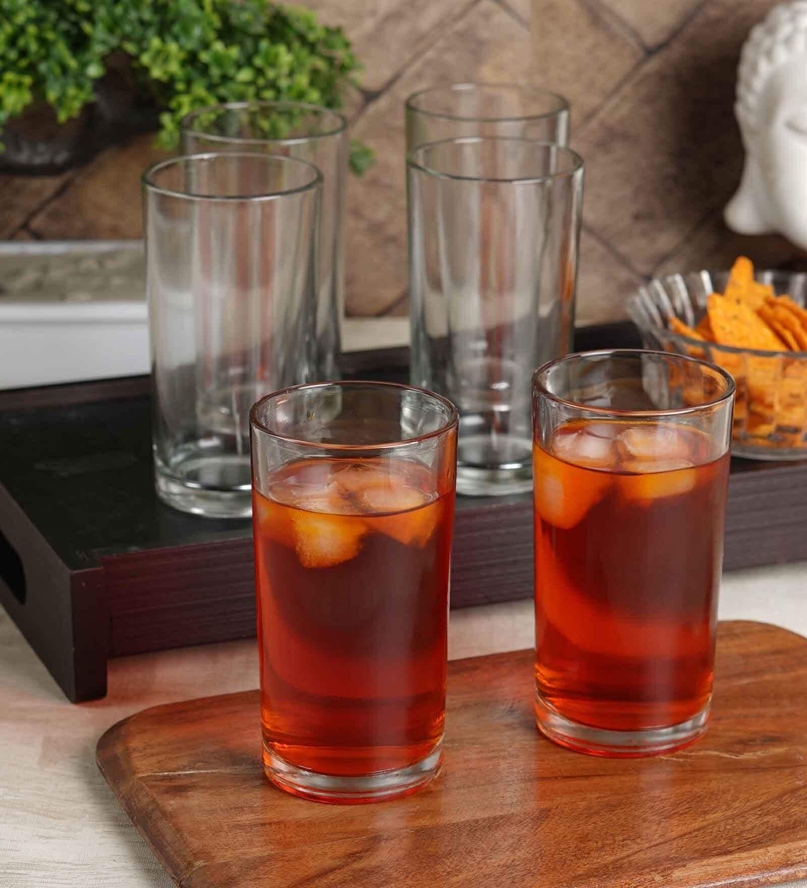 Transparent 280 ml Glass High Ball (Set of 6) Everyday Glasses