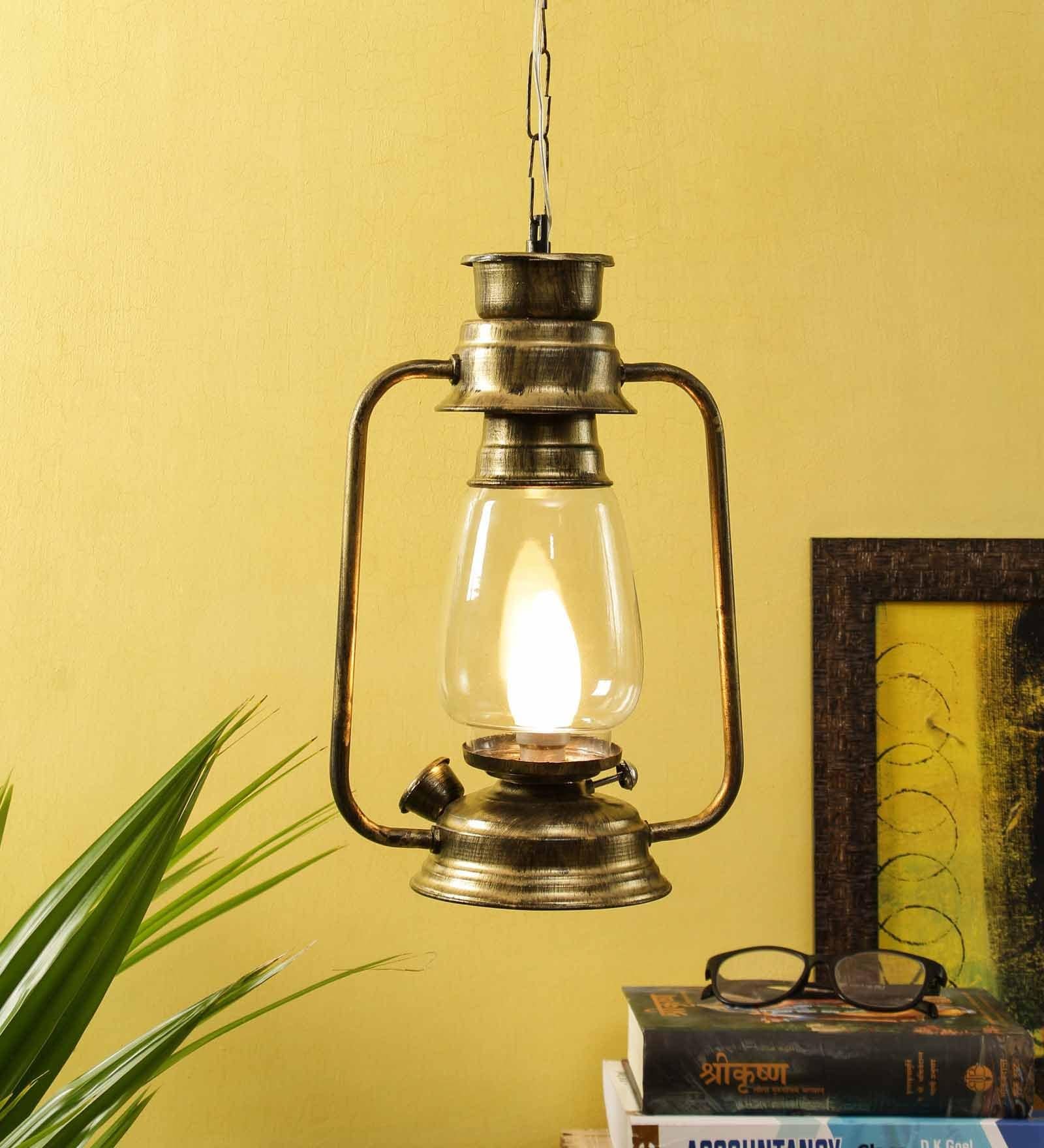Kartos Transparent Metal Hanging Light