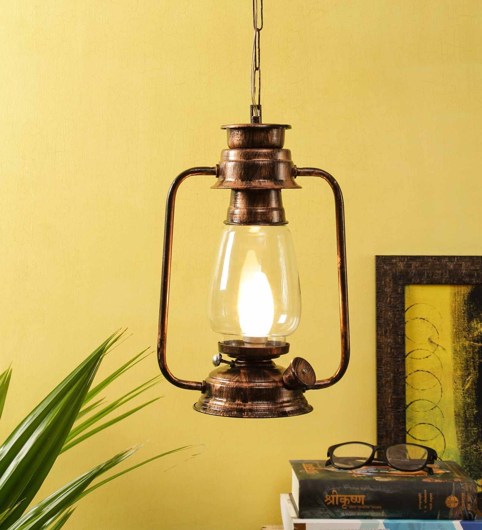 Livo Transparent Metal Hanging Light