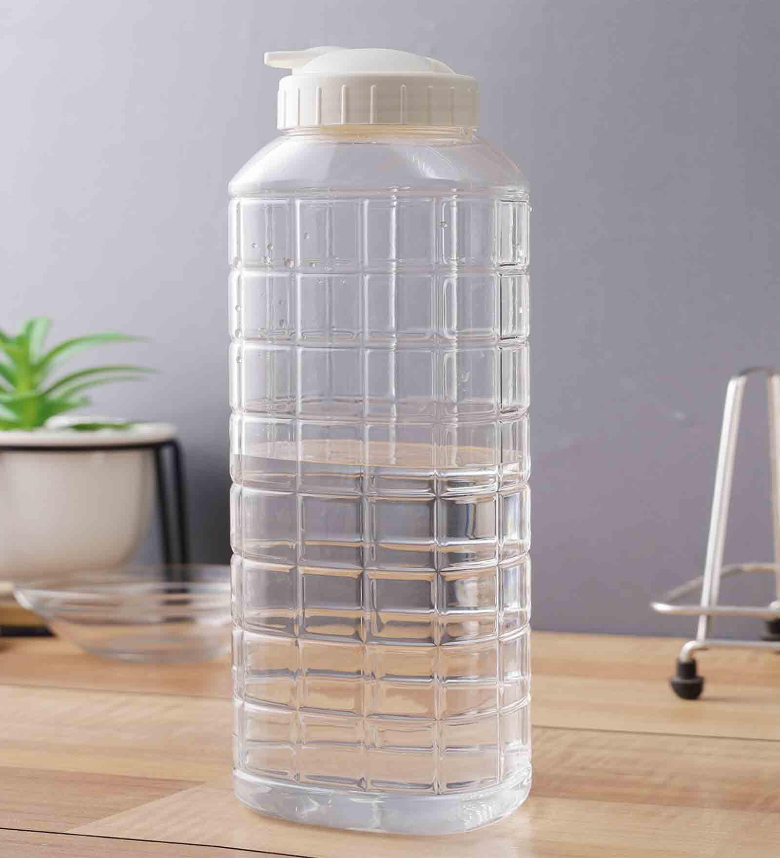 Transparent Plastic Chess Fridge 1.5 litres Water Bottle