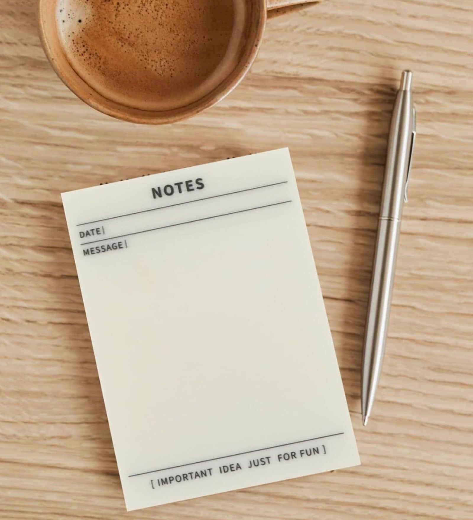 50 Sheets Assorted Transparent Waterproof Sticky Notes