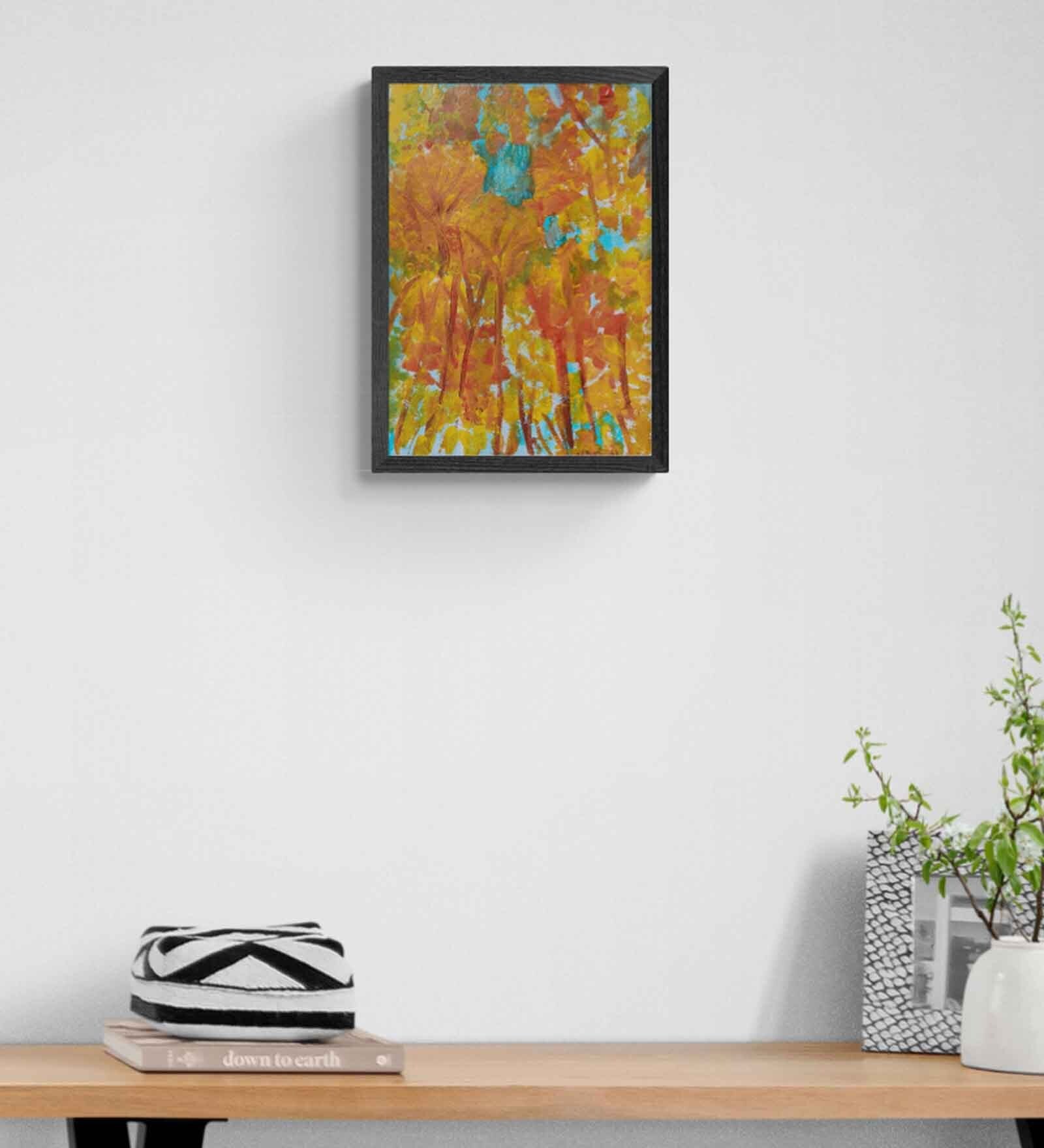 Travel Diaries Italy Handmade Acrylic Paint On Canvas Unframed