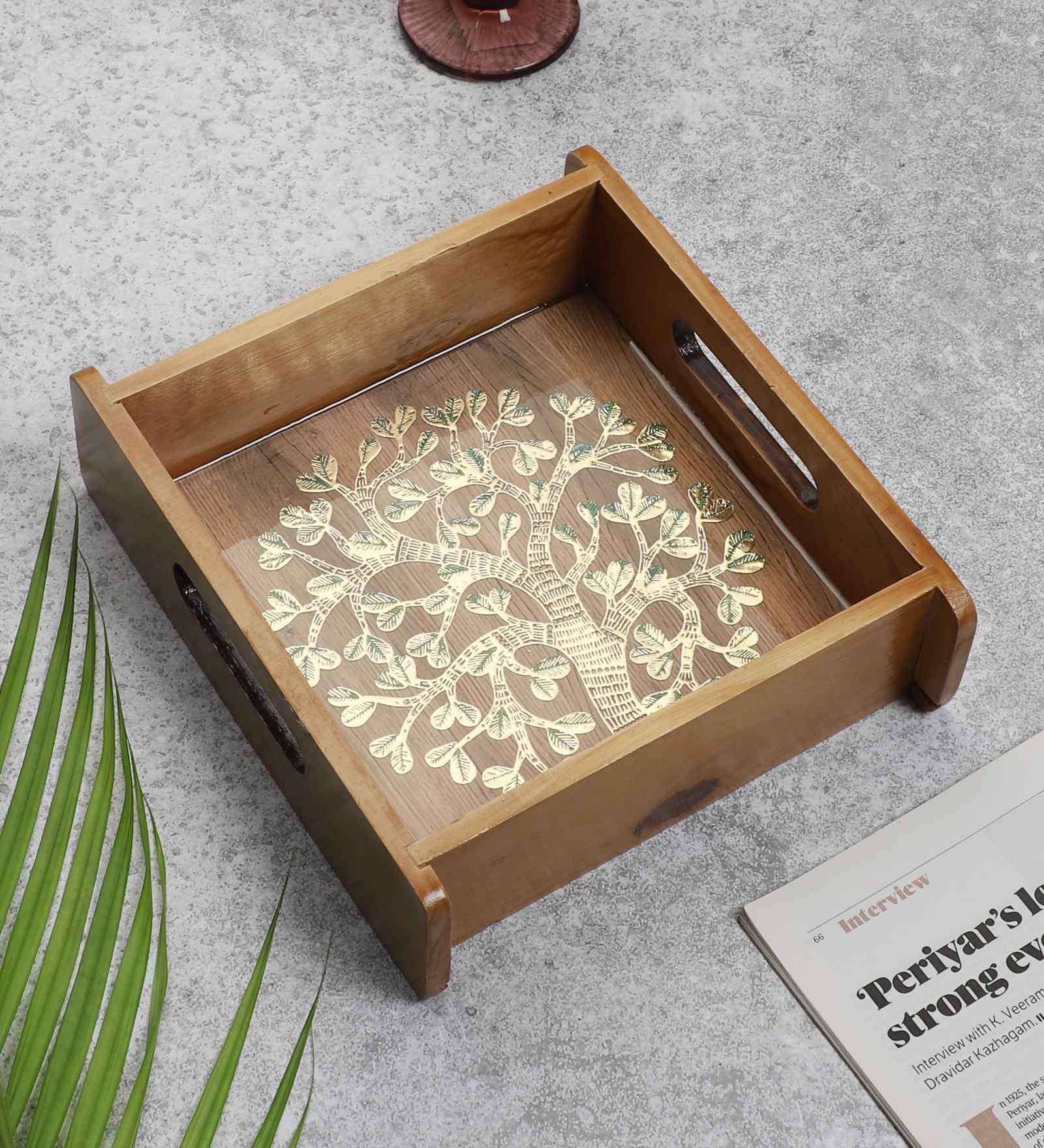 Tree of Life Square Tray