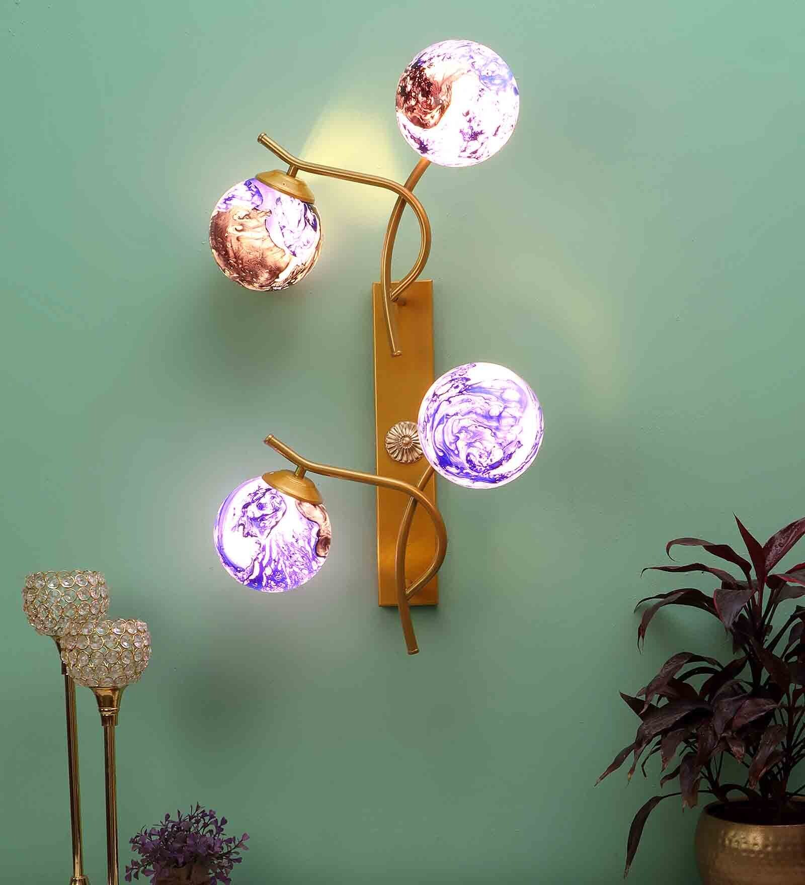 Tree Metal Novelty Wall Light (Gold) Tree Metal Novelty Wall Light (Gold)