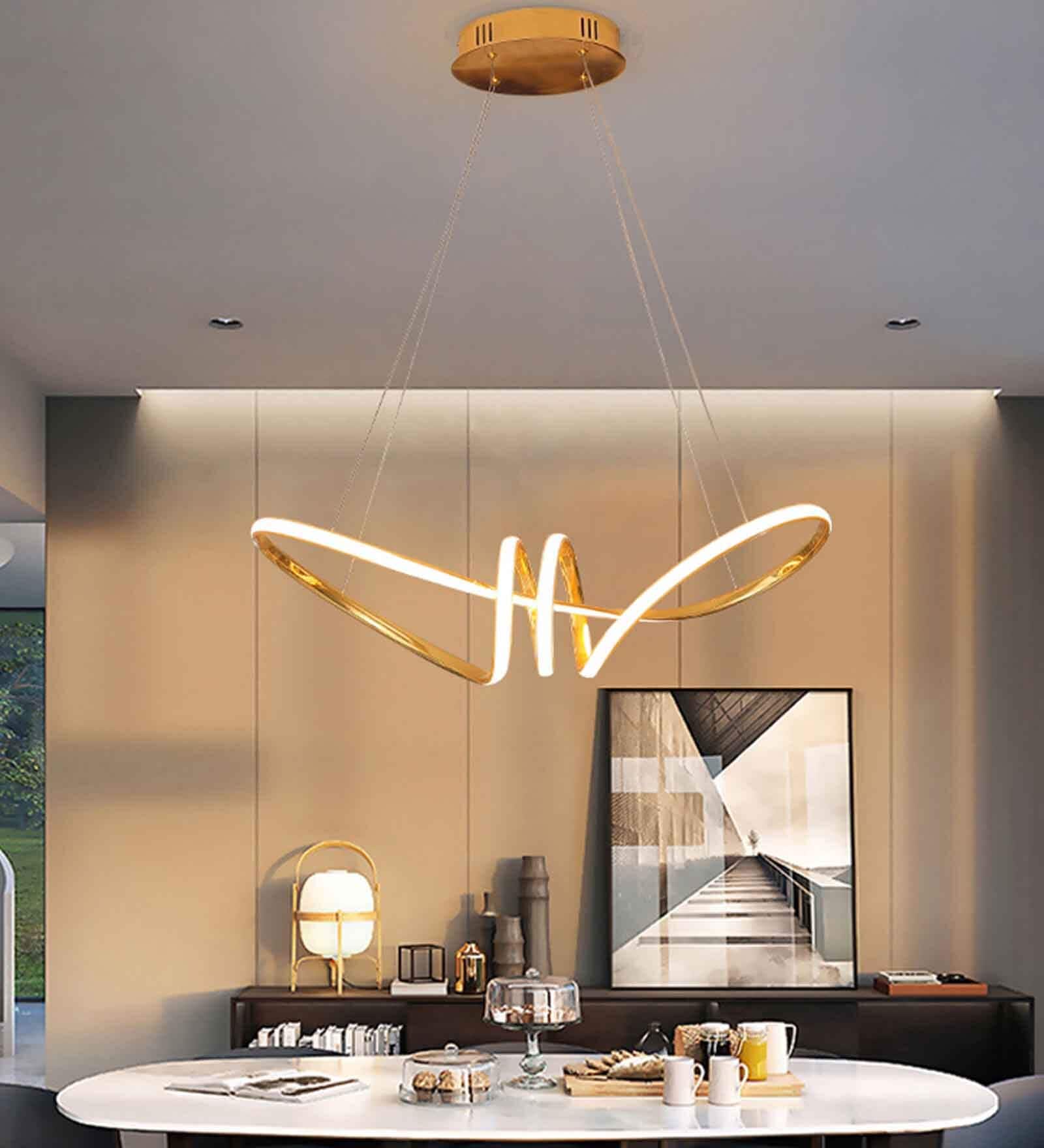 Trendsetter Gold Smart Voice Asst. Acrylic Chandelier