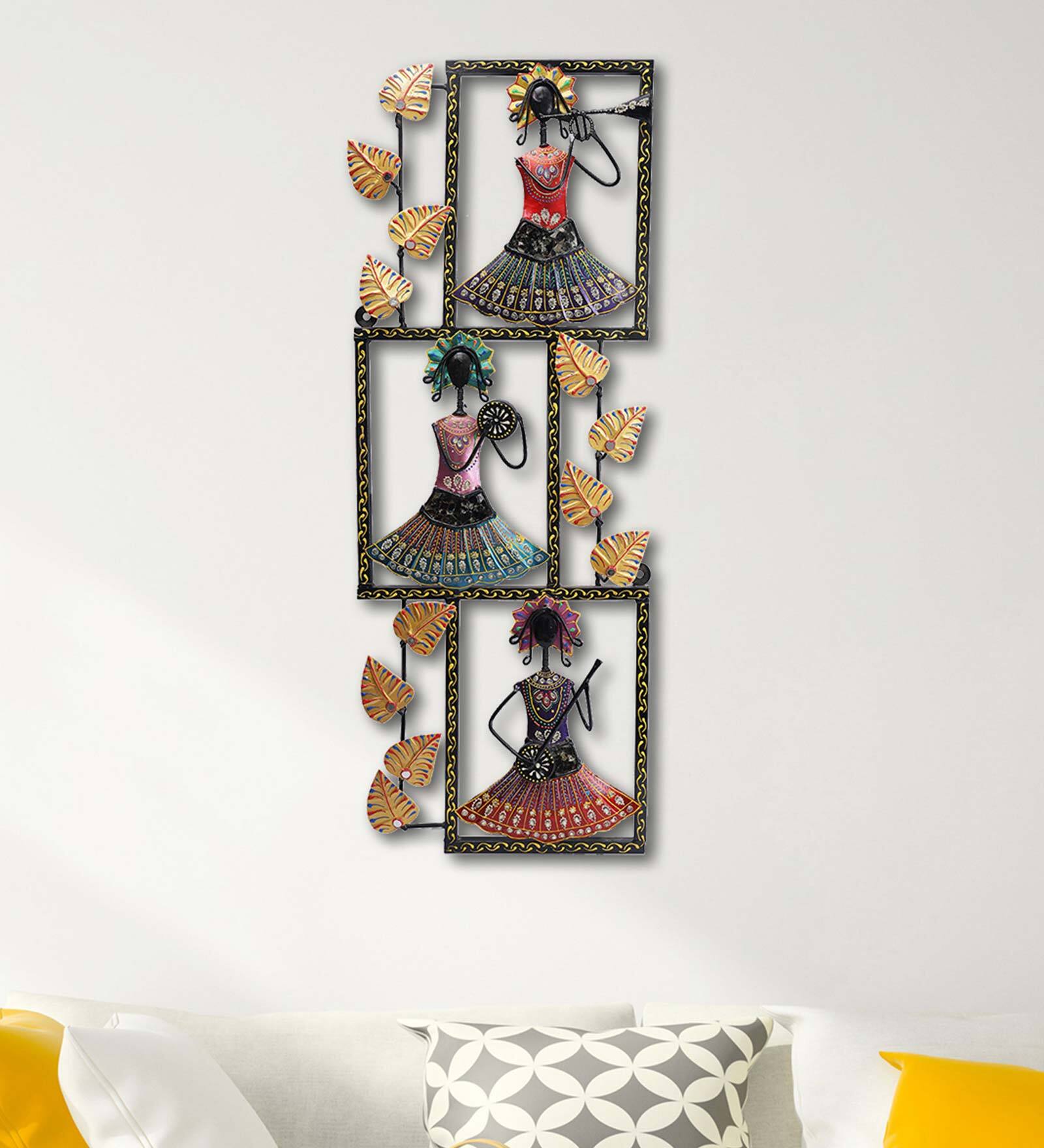 Tribal Lady Musicians Wall Hanging