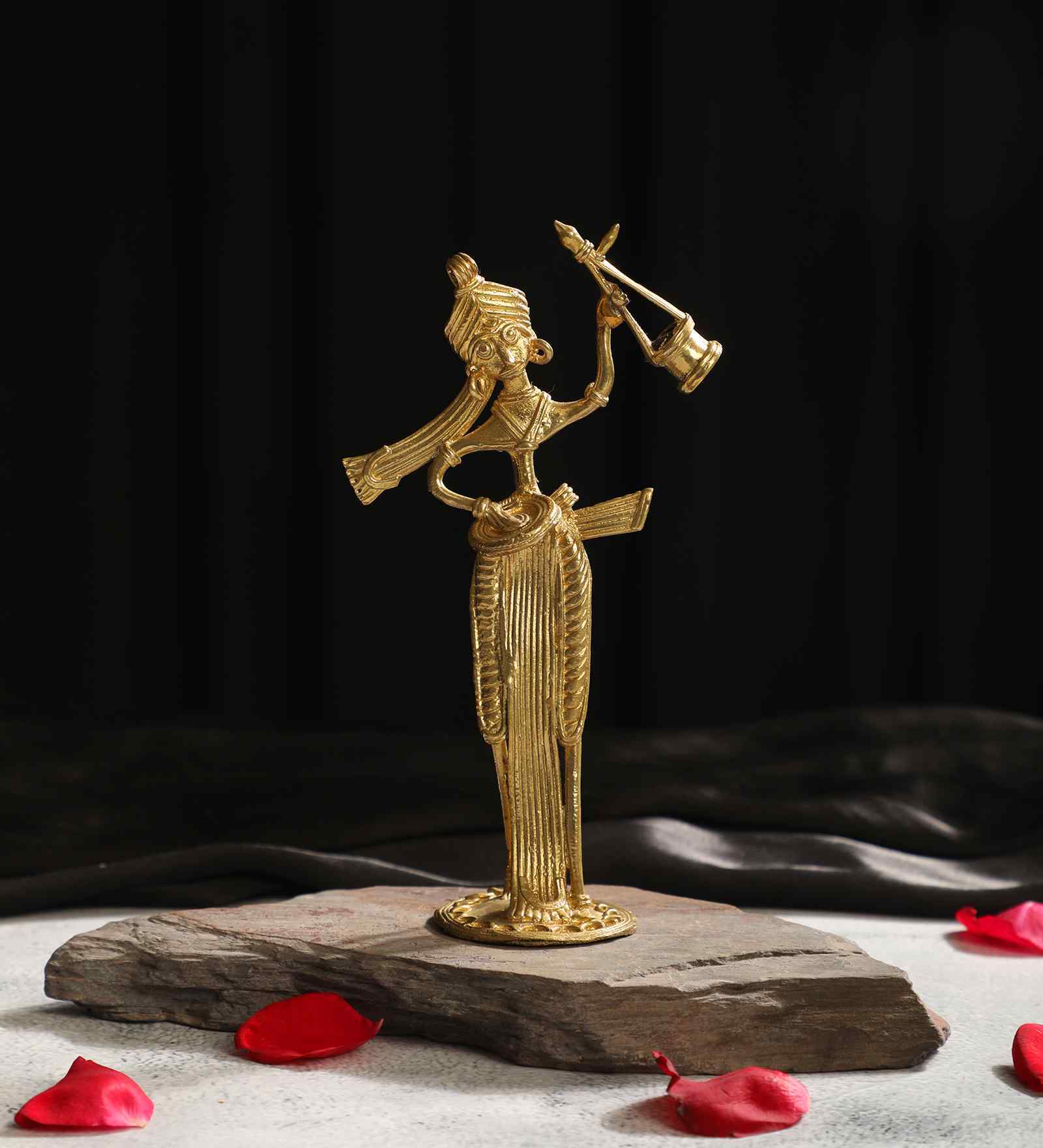 Tribal woman-Dhokra Art