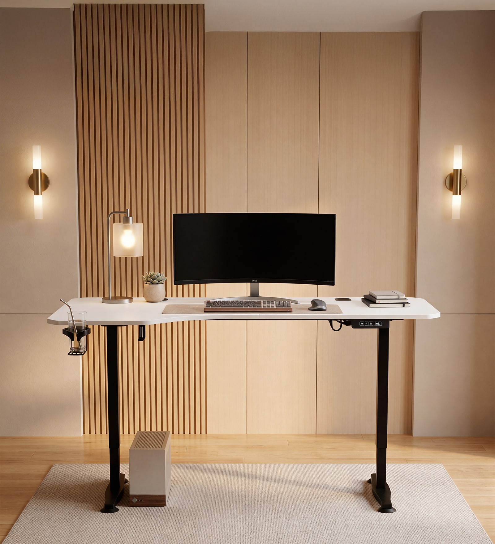 Trigger 2.0 Height Adjustable Standing Deskin Black Finish