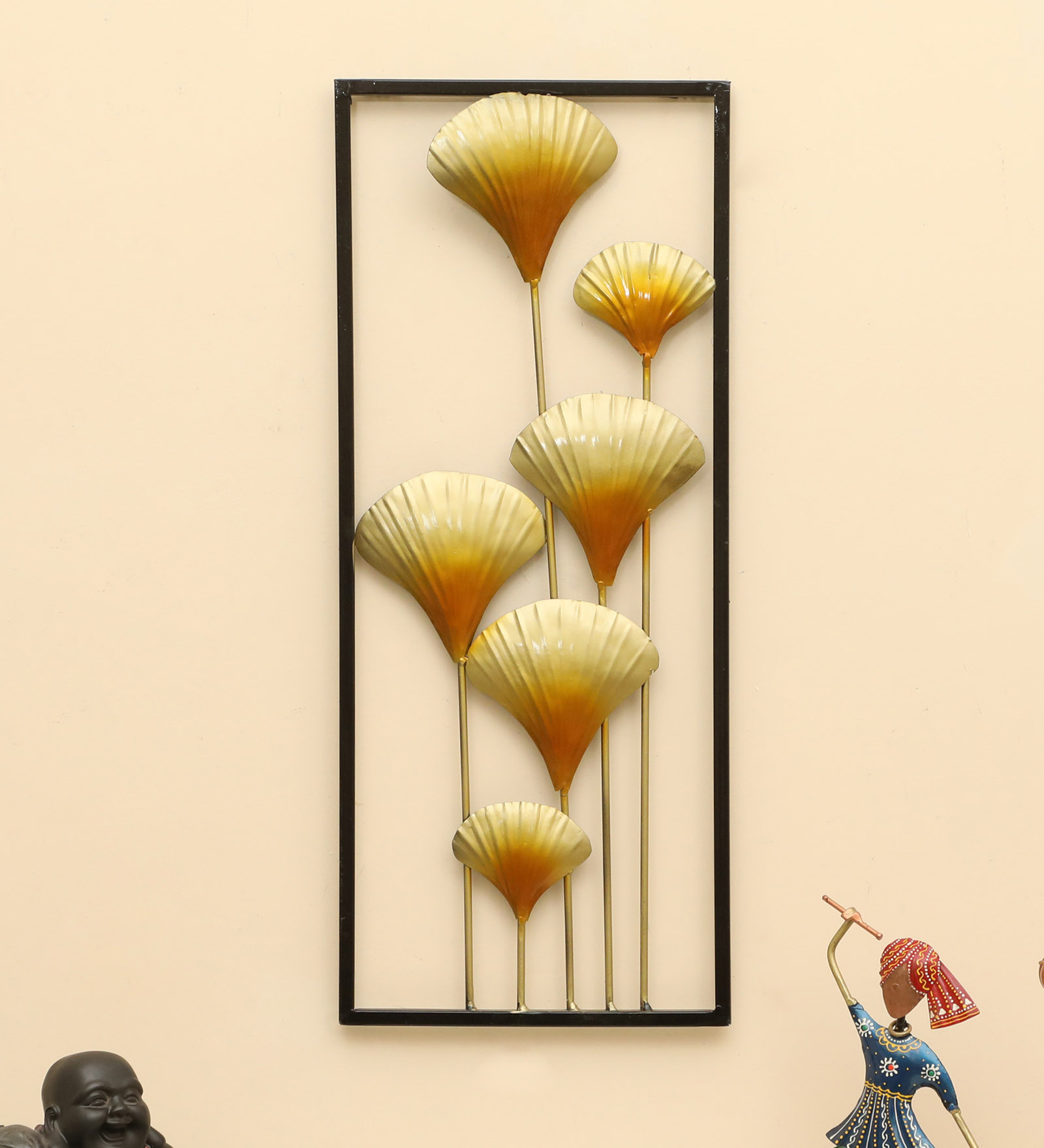 Trinity Ginko Flower Wall Decor