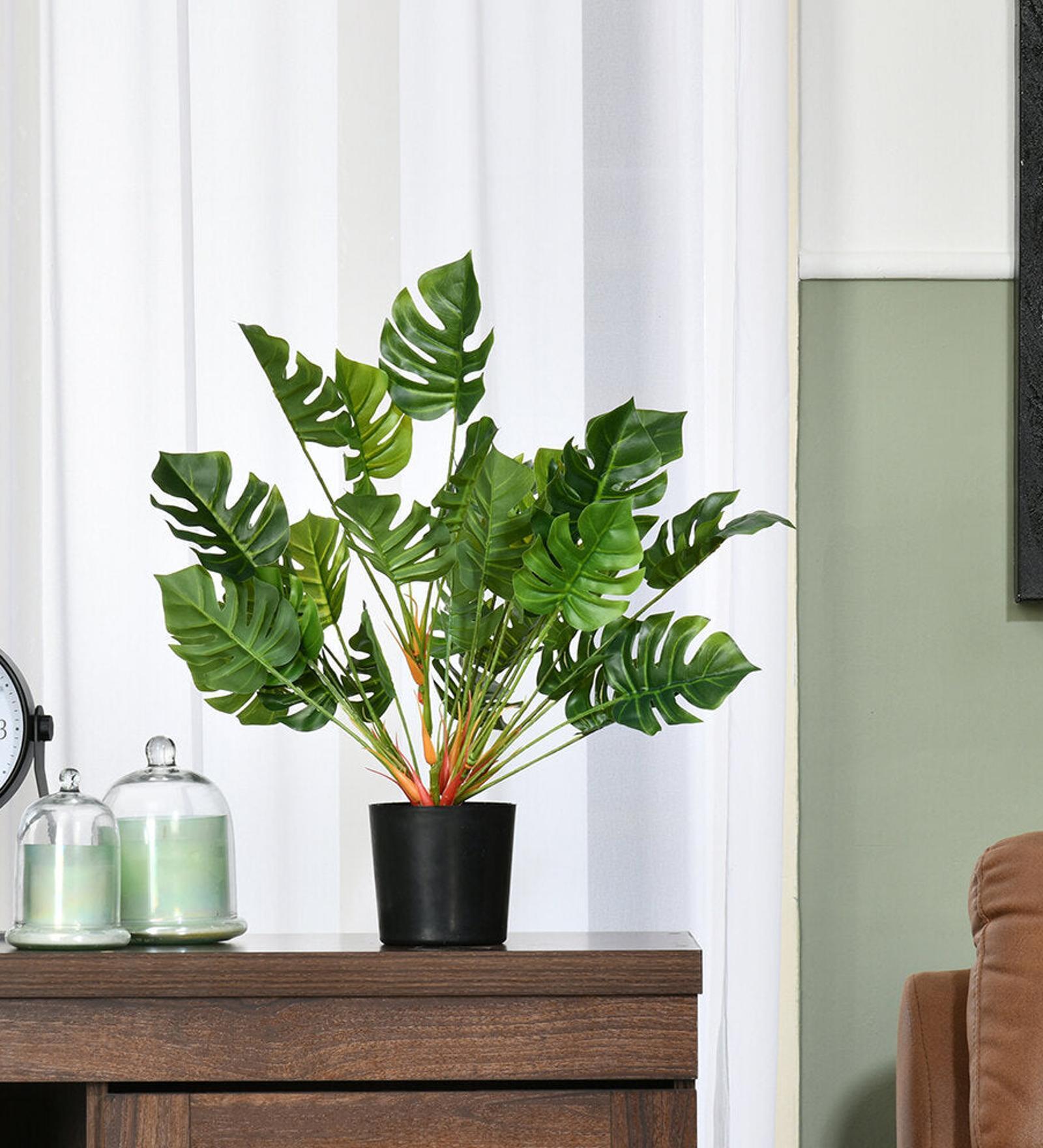 Buy Tropicana Turtle Green Plastic Artificial Plant With Pot at 20 OFF by home Pepperfry