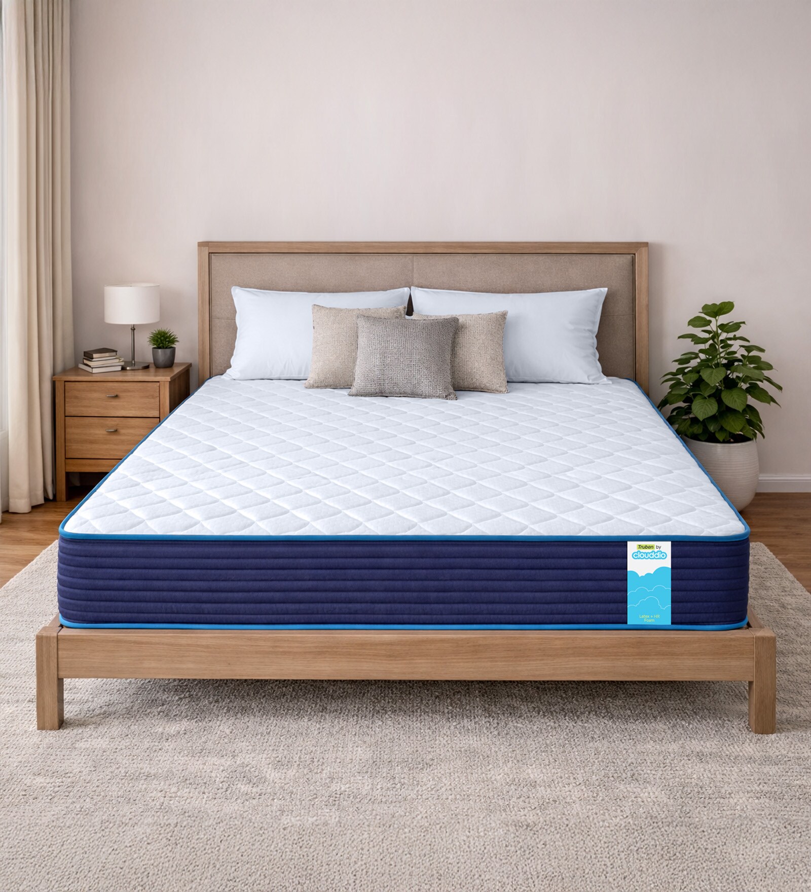 Truben Pinhole Latex Foam 8 Inches Single Size Mattress
