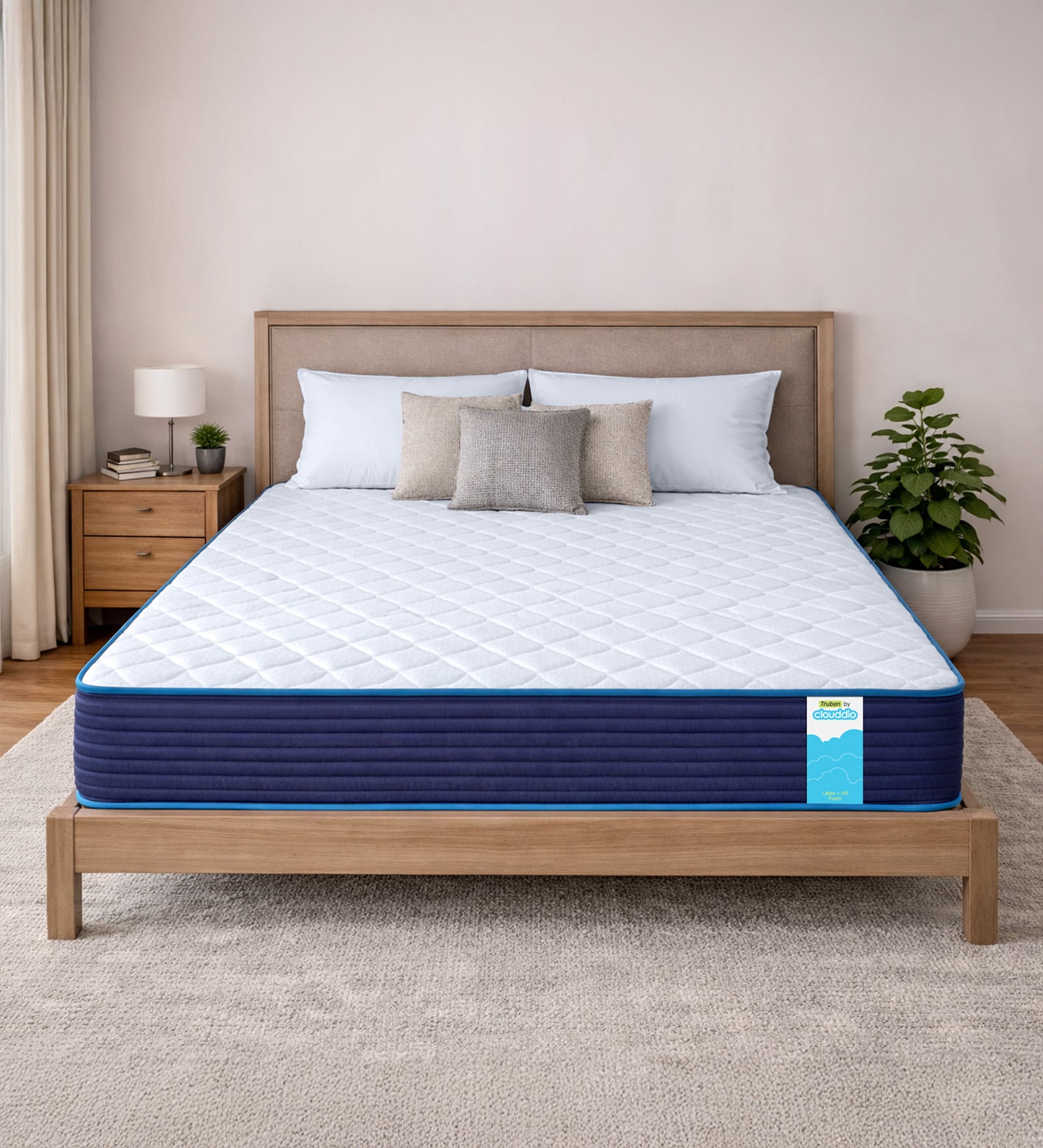 Truben Pinhole Latex Foam 8 Inches Single Size Mattress