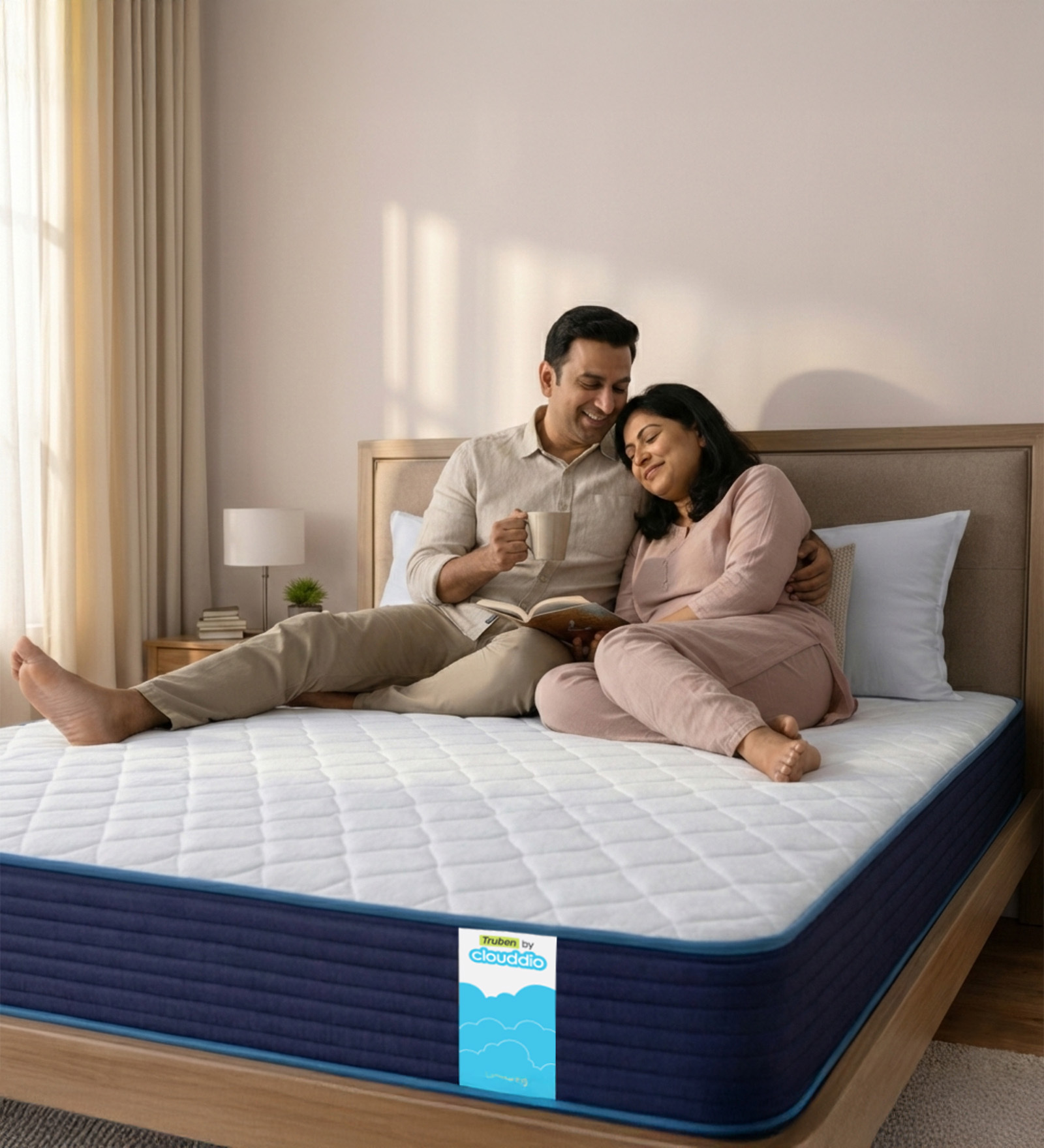 Truben Pinhole Latex Foam 8 Inches Single Size Mattress