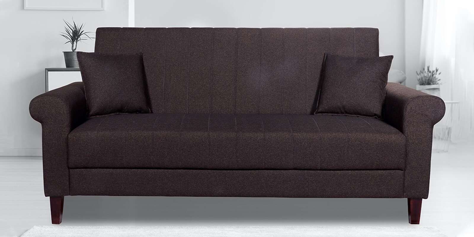 Trinity 3 Seater Sofa in Brown Colour