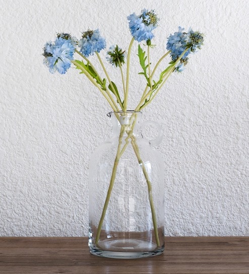 Buy Transparent Smart Hourglass Shaped Flower Glass Vase By