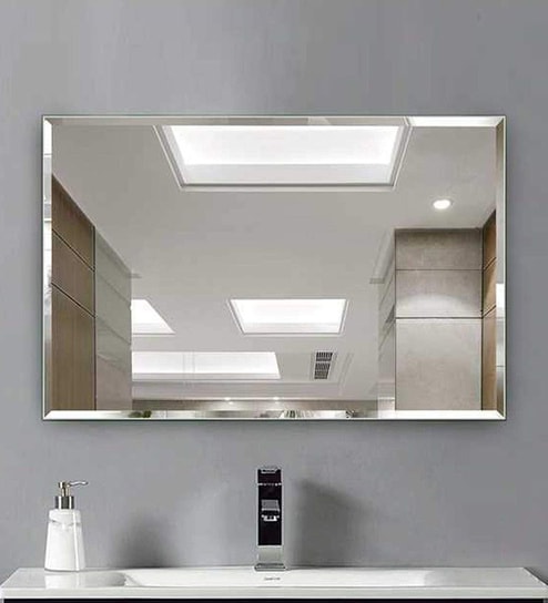 Transparent Glass Wall Mirror