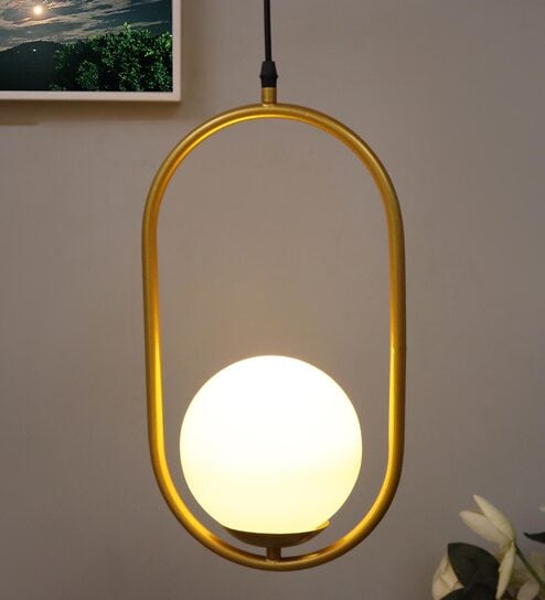 Triad Gold Metal Hanging Light