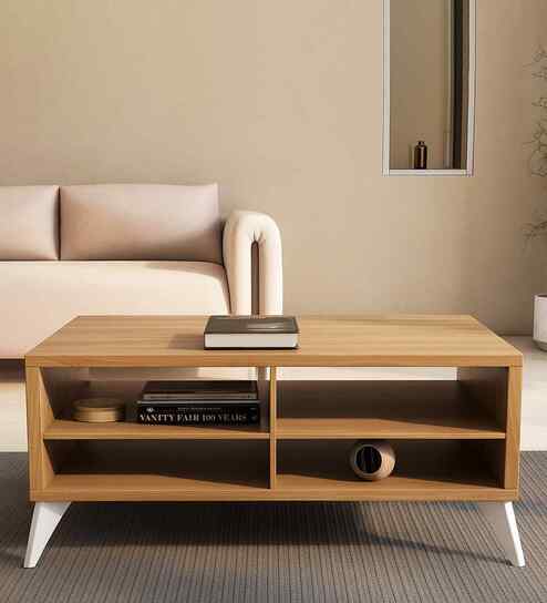 Trixie Oak Center Table In Oak Finish