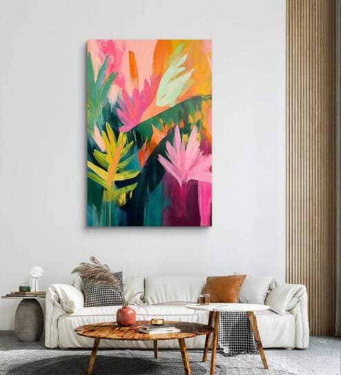 tropical pop 003 20inx16in Gallery Wrap Canvas Painting
