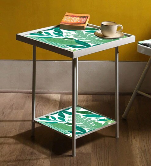 Buy Tropical Trending Vibes Designer Metal End Table By Nutcase