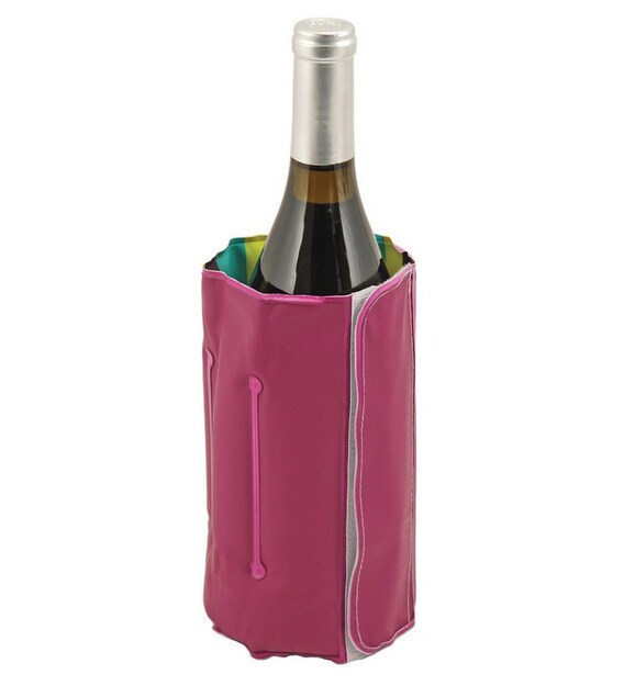 wine bottle cooler bag with glasses