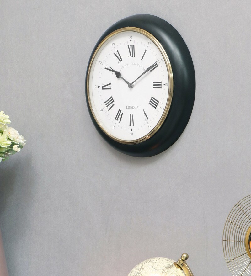 Buy Traditional Wall Clock By Coocvey Homes Online Modern Wall Clocks Wall Clocks Home
