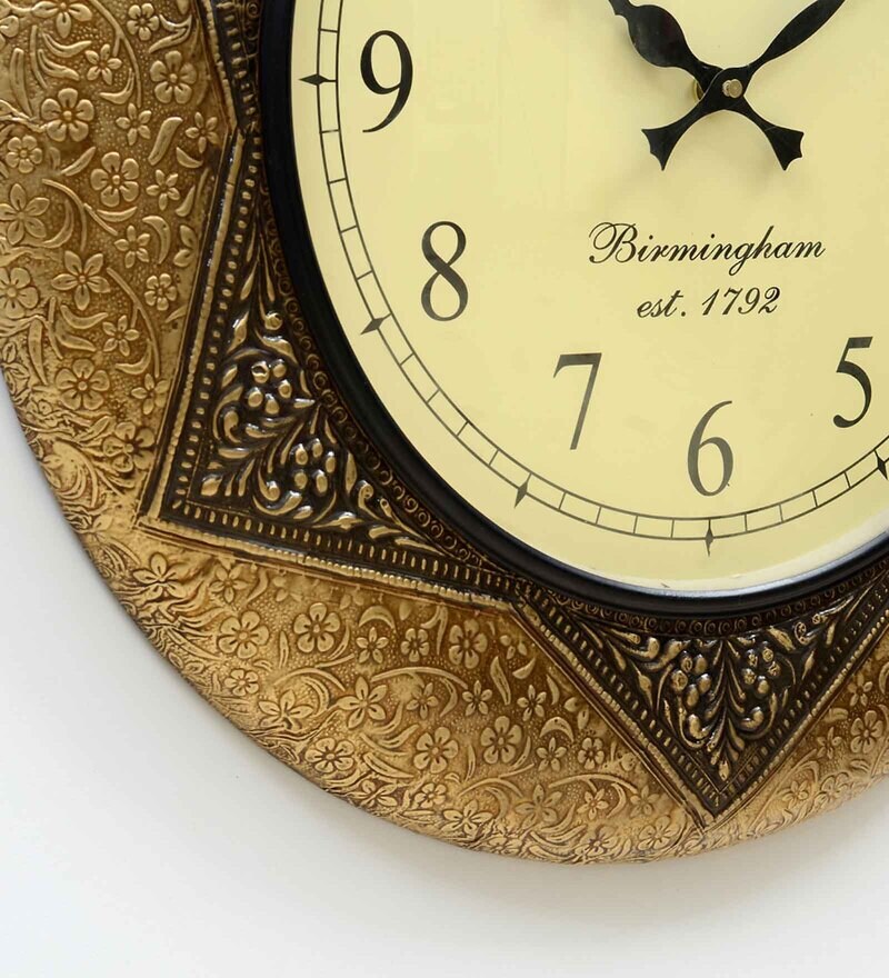 Buy Traditional Wood Wall Clock by Craft Tree Online Traditional Wall