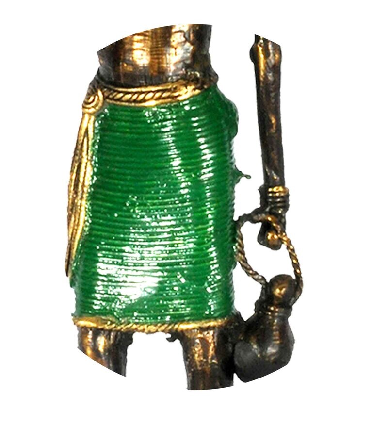 Buy Tribal Life Brass Figurine by Shree Kala Home Decor Online Human