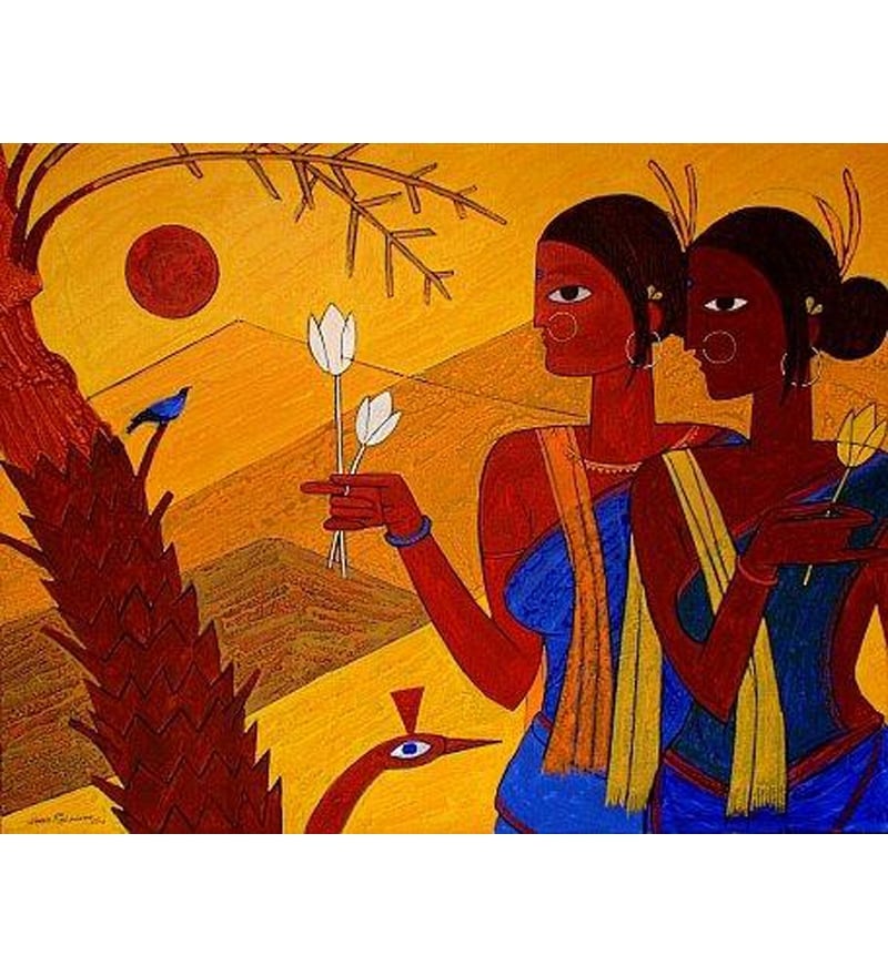 Buy Tribal Art Painting Online Original Paintings Original   Tribals 3 Kbs A 32 1371108284l1BR1R 