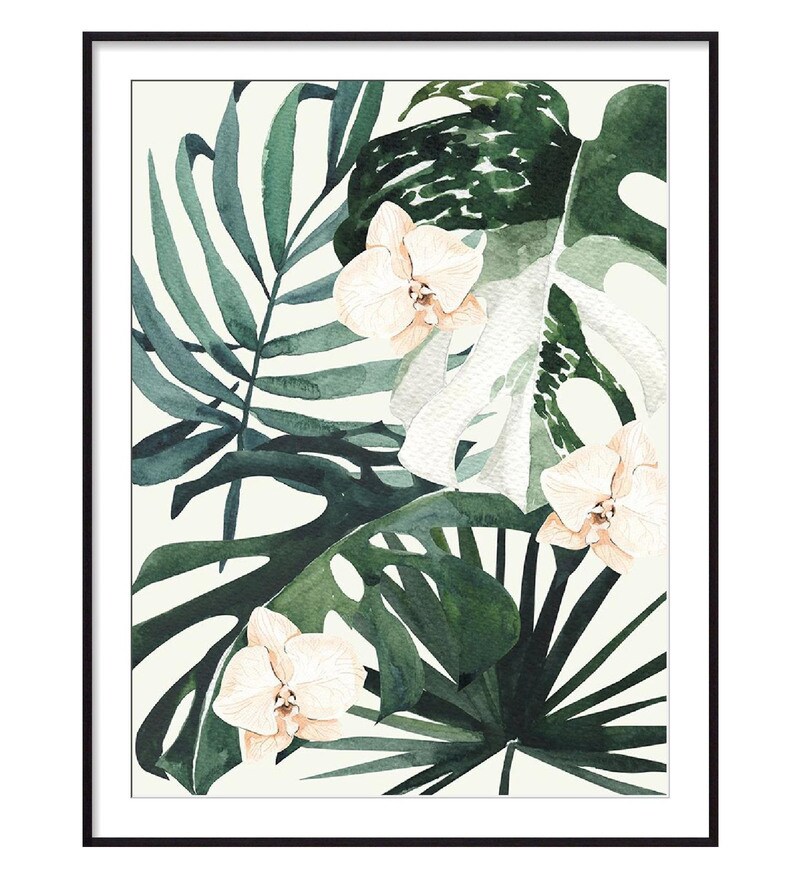 tropical framed art