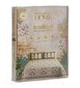 Beige Architectural 144 TC Cotton King Sized Bedsheet With 2 Pillow Covers