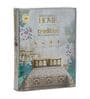 Grey Architectural 144 TC Cotton King Sized Bedsheet With 2 Pillow Covers